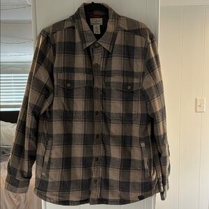 L.L. Bean Men's Plaid Insulated Shirt Jacket